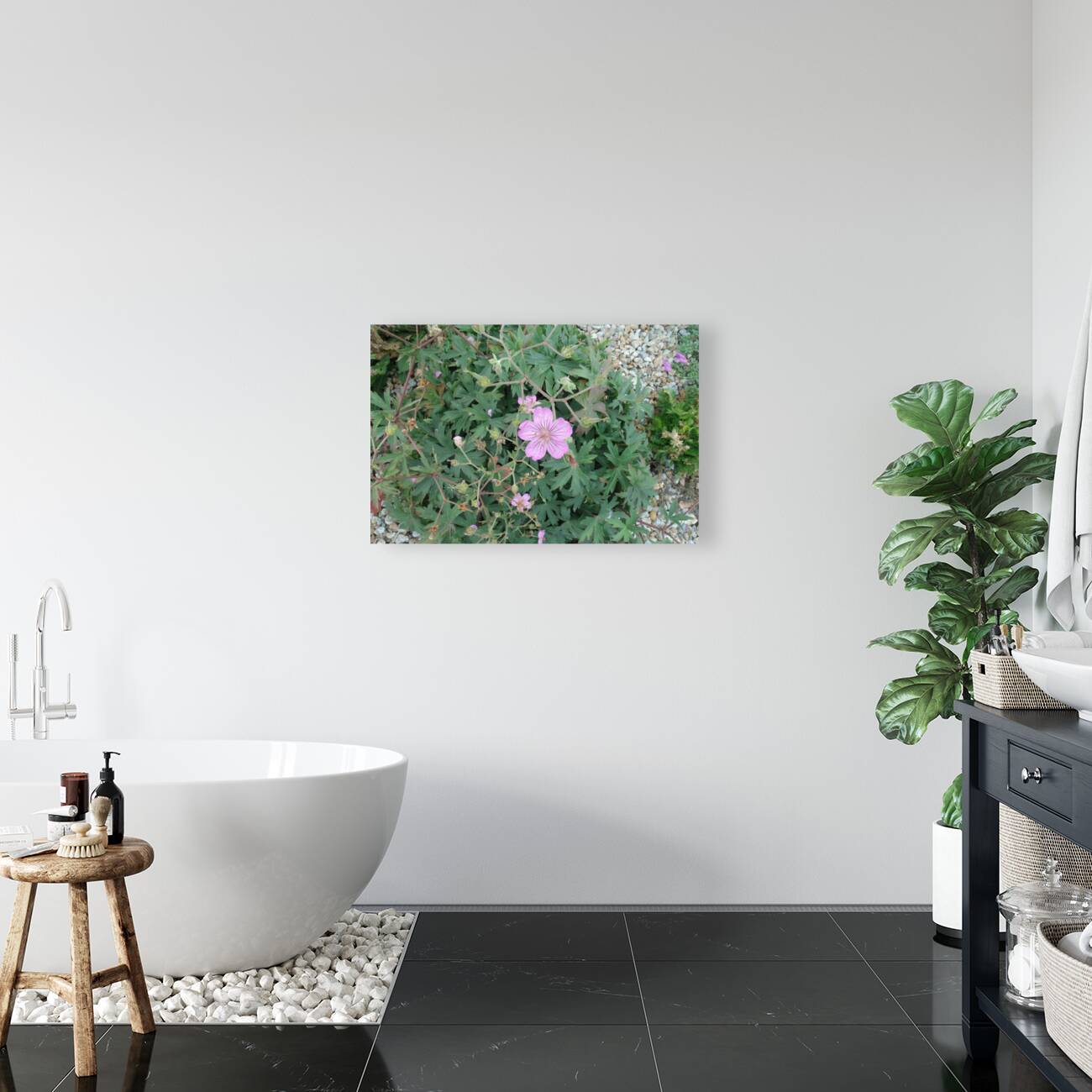 Lavender Geranium 1 Reproduction