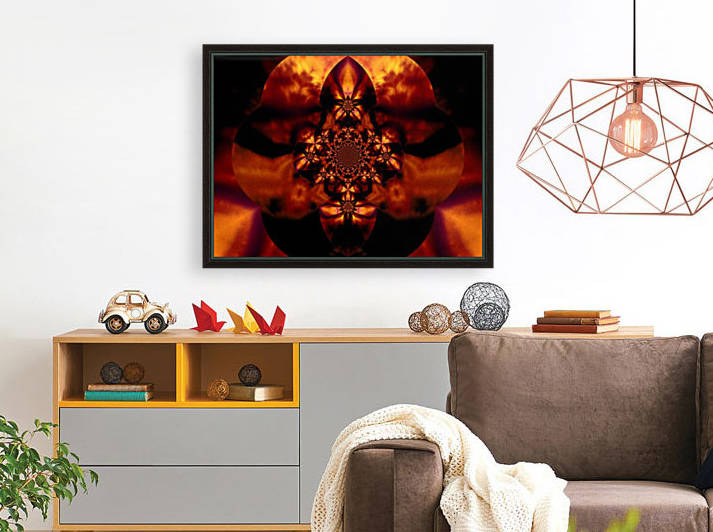 Fire Orchid 1 by Sherrie Larch