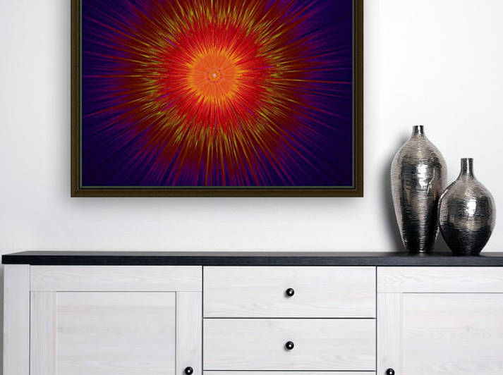 Midnight Sun In Rainbow 1  by Sherrie Larch