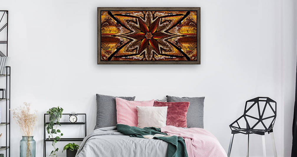 A Dahlia In Gold Reproduction