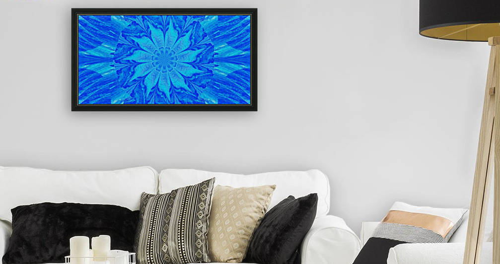Blue Sky Wildflower Reproduction