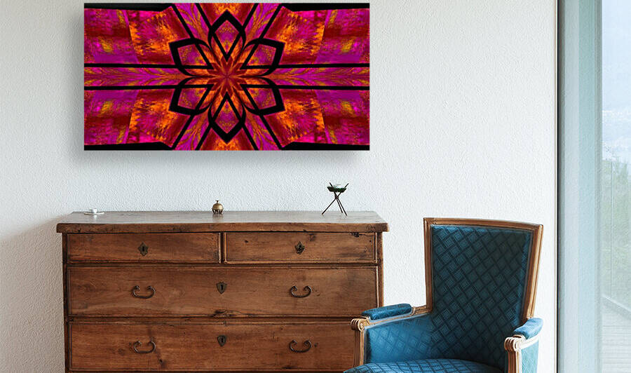 Lotus Fire Glow 1 by Sherrie Larch