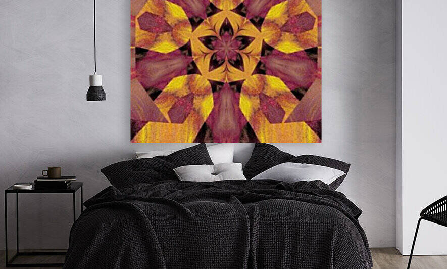 Black Lotus Petal 2 by Sherrie Larch