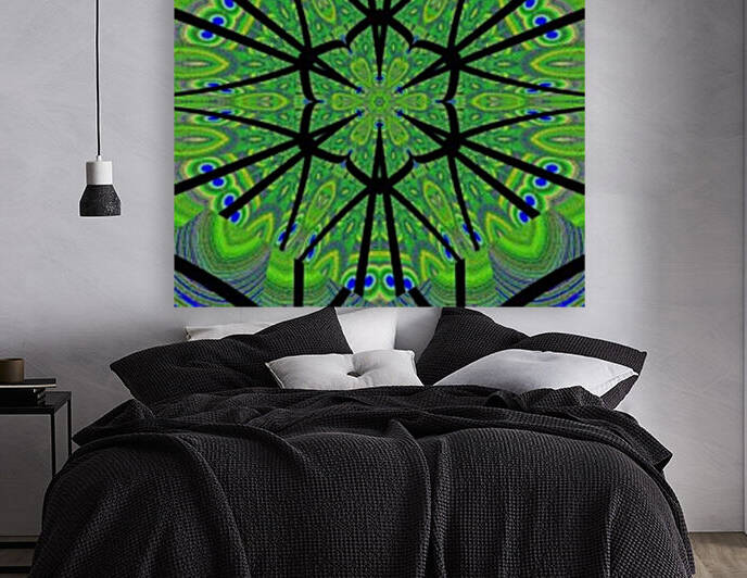 Lotus Green Flare by Sherrie Larch