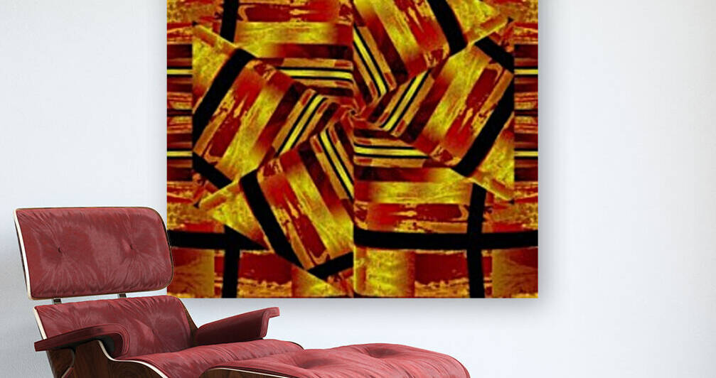 Lotus Made In Gold 1 by Sherrie Larch