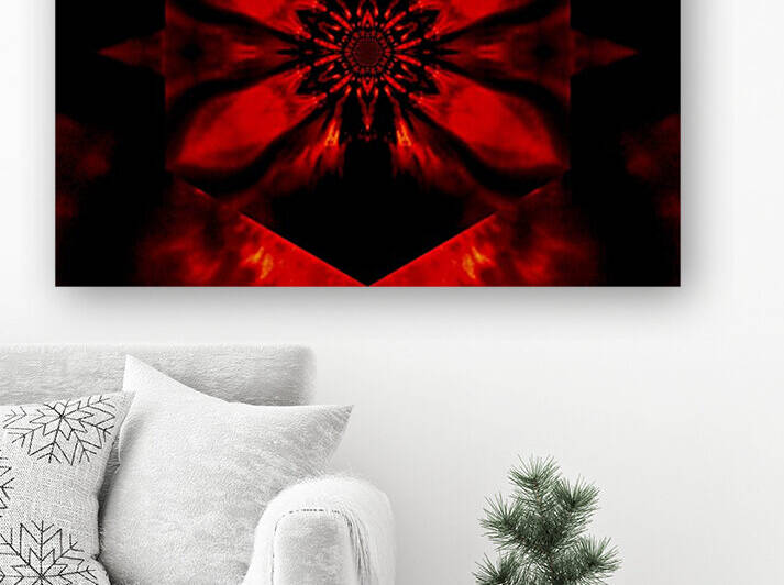 Fire Lotus Red 2 by Sherrie Larch