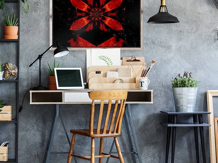 Fire Lotus Scarlet Red 2 by Sherrie Larch