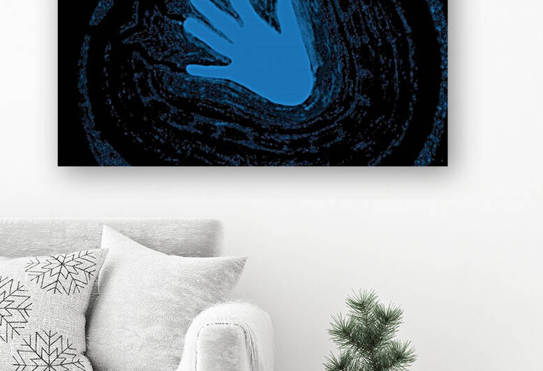 Electric Aura In Light Blue 2 Reproduction