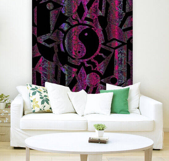 Yin And Yang Rainbow Haze 7 by Sherrie Larch