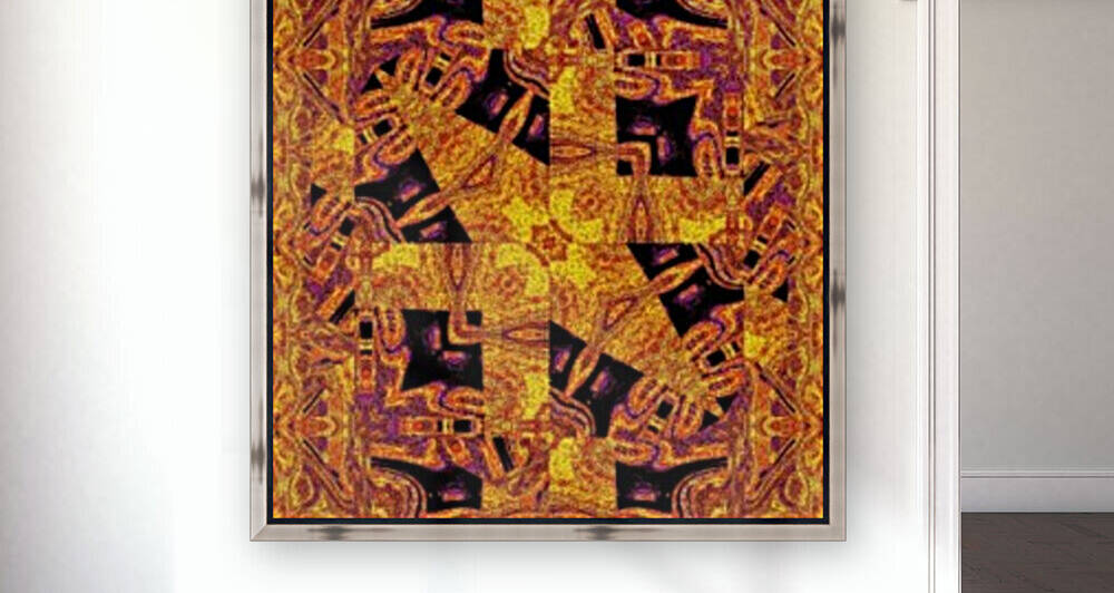 Gold Of Persia 7 by Sherrie Larch