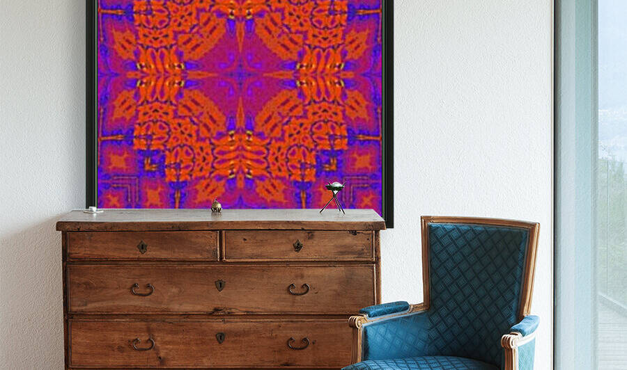 Purple Star Tapestry by Sherrie Larch