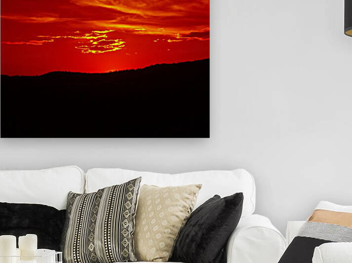 Scarlet Sunset Over Malin 1  by Sherrie Larch