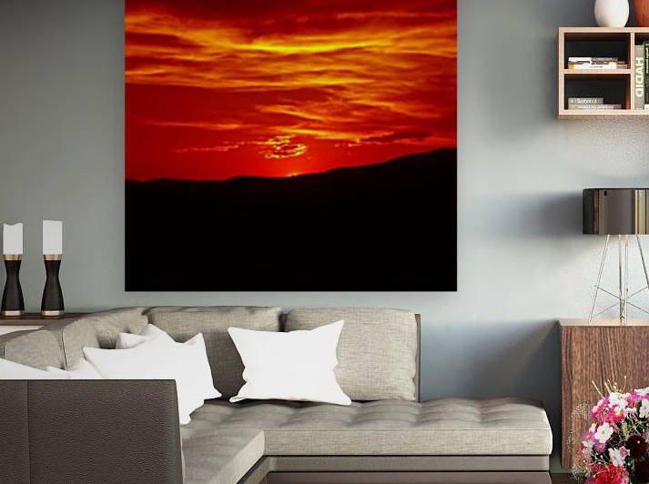 Scarlet Sunset Over Malin 2  by Sherrie Larch