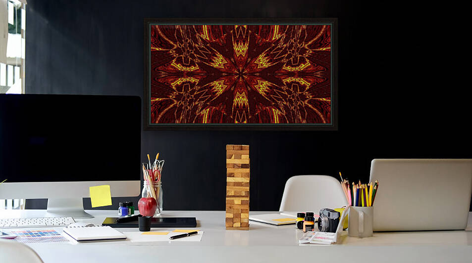 Aztec Sun Fire 43 by Sherrie Larch