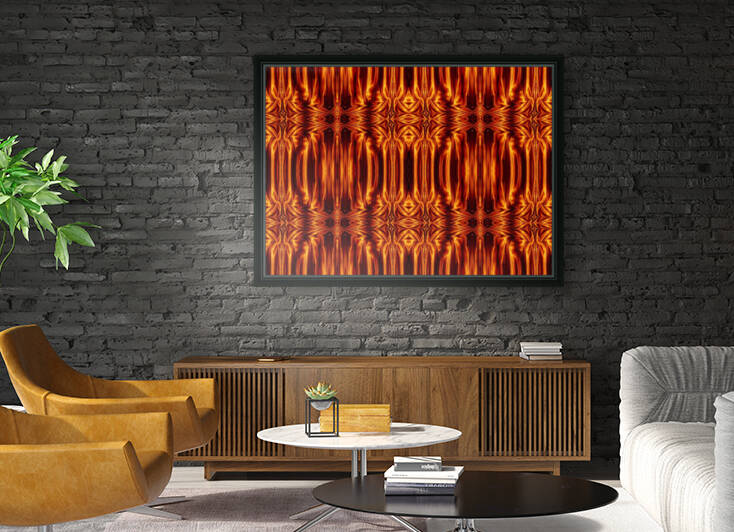 Golden Electricity  1 by Sherrie Larch