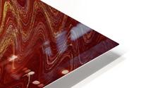 Digital Waves 2 HD Metal print
