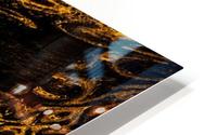 Gold Wind Flower HD Metal print