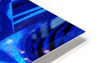 Blue Light Lotus HD Metal print
