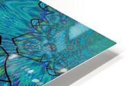 Blue Wave Lotus HD Metal print