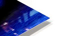 Blue Feather Flower HD Metal print