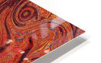Burnt Orange Fire  Stone 2 HD Metal print