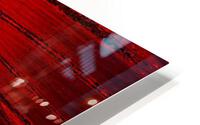 Red Crystal 3 HD Metal print