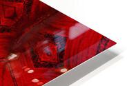 Red Crystal 5 HD Metal print