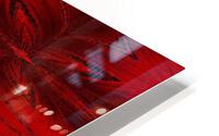 Red Crystal 7 HD Metal print