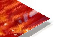 Red Waves  HD Metal print