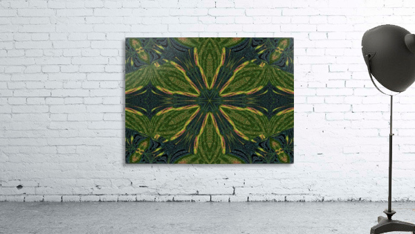 Green Flower 3 Wall Preview