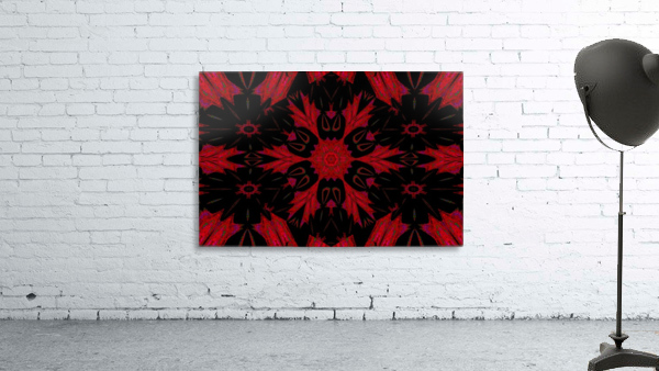 Red Earth Flower Wall Preview