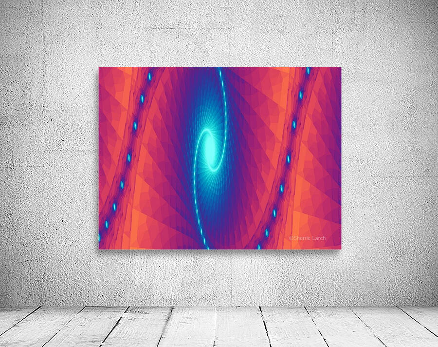 Blue Light Wave 2 Wall Preview