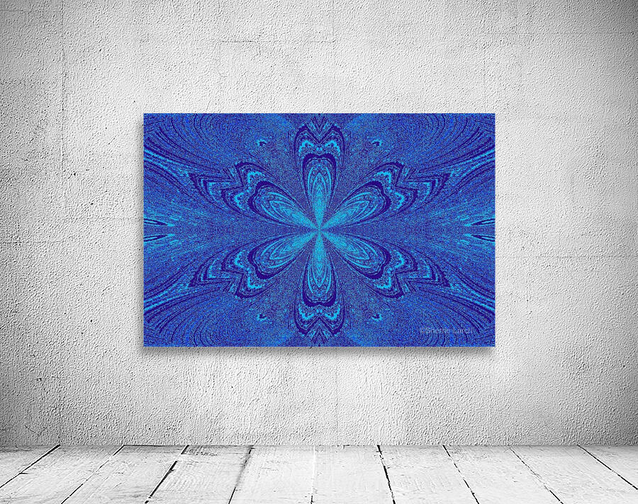 Blue Star Flower Wall Preview