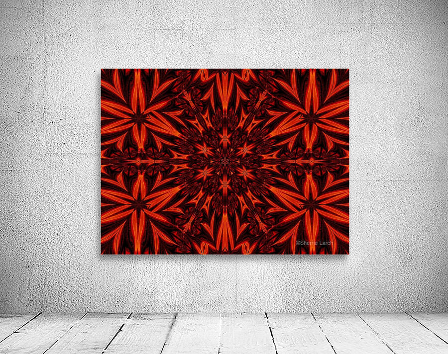 Orange Flower Garden Wall Preview