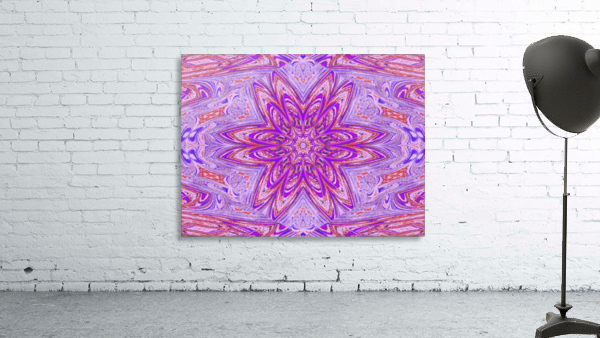 Pink Blue Daisy Wall Preview