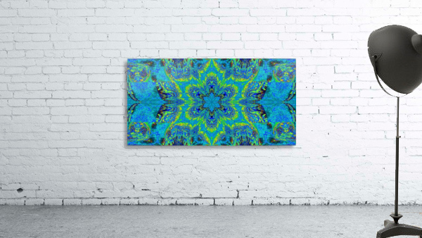 Flower in Blue Wall Preview