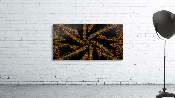 Gold Wind Flower Wall Preview