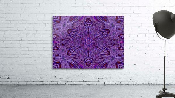 Purple Psychedelic Trip Flower by Sherrie Larch Wall Art