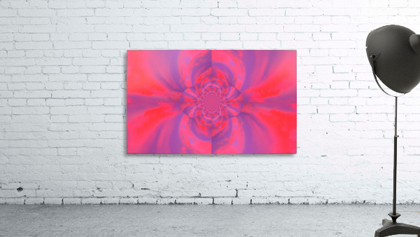 Psychedelic Pink Lotus  Wall Preview
