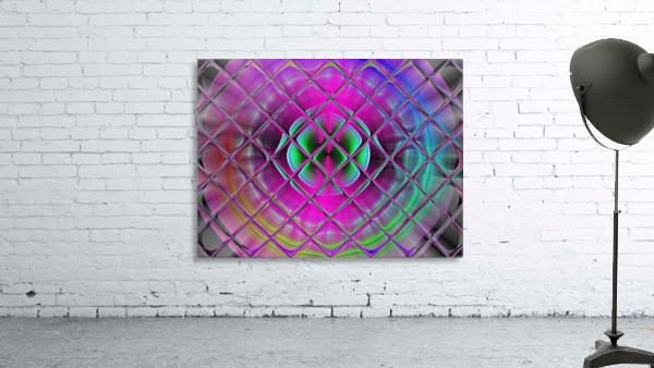 Glass Window Lotus  Wall Preview