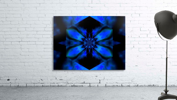 Fire Lotus Blue 2 Wall Preview