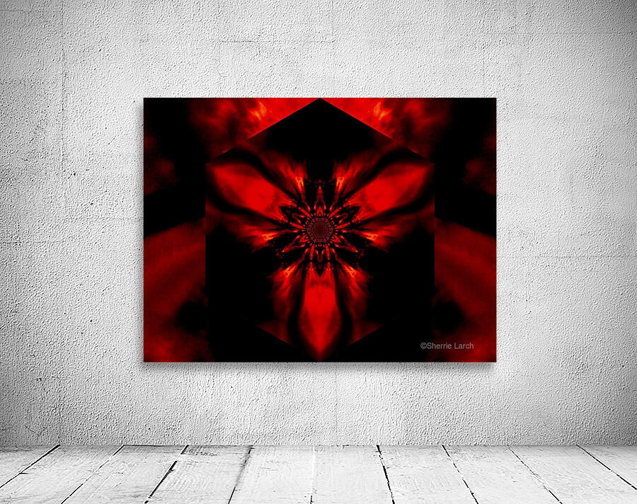 Fire Lotus Red 1 Wall Preview