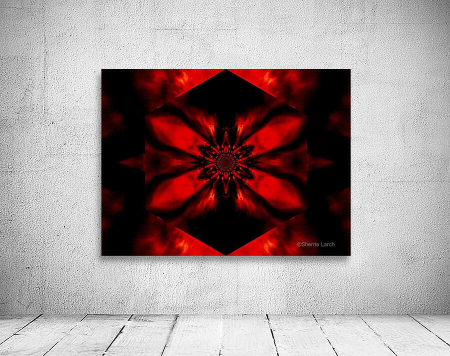 Fire Lotus Red 2 Wall Preview