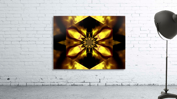 Fire Lotus Yellow 2 Wall Preview