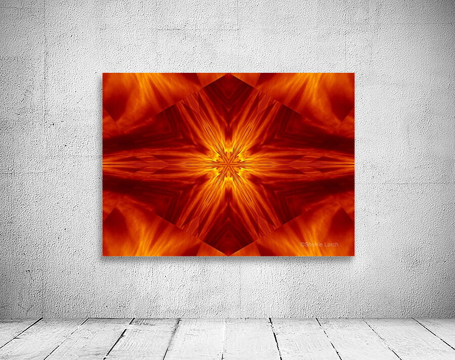 Fire Flowers 2 Wall Preview