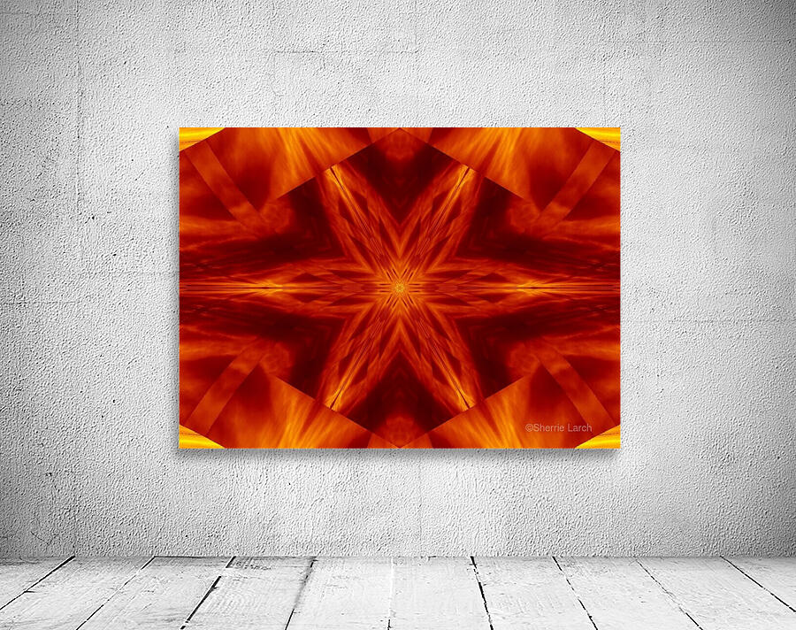 Fire Flowers 3 Wall Preview