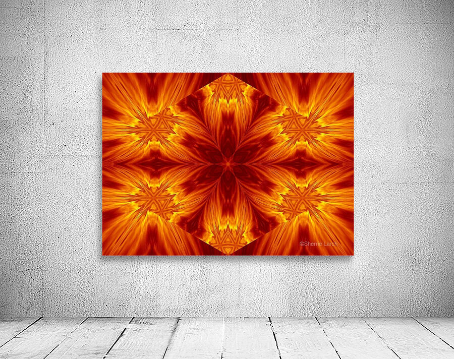 Fire Flowers 5 Wall Preview