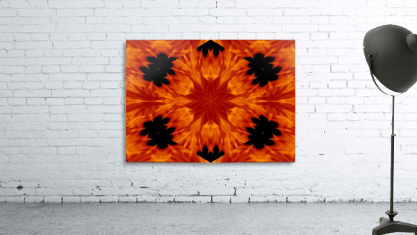 Fire Flowers 64 Wall Preview