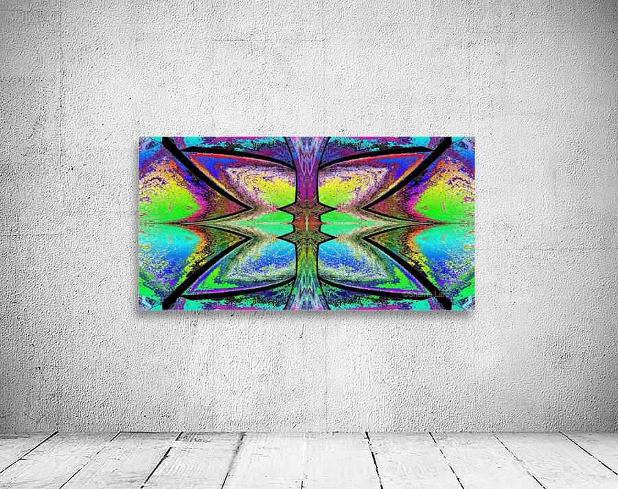 Butterfly In Rainbow Reflection Wall Preview