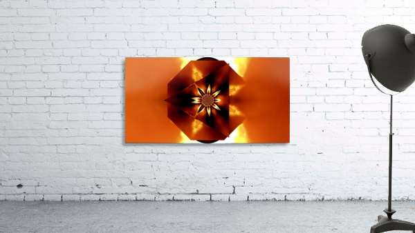 Orange Fire Flower 1 Wall Preview